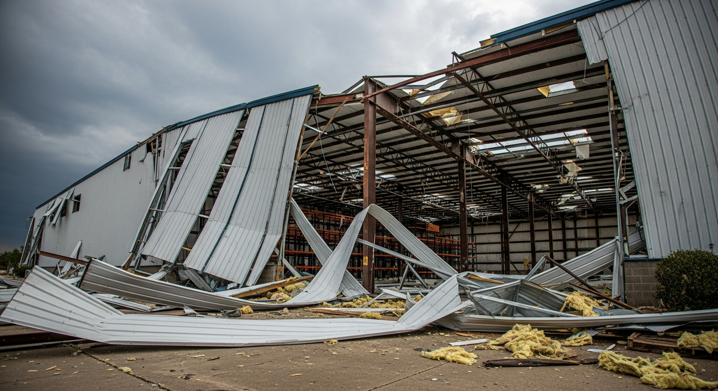 Severe commercial property damage